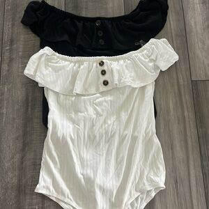 Ardene white shirts LOT OF 2